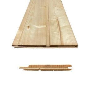 Sisevoodrilaud STP otsatapiga 14 x 120(110) mm AB, lakitud, kuusk