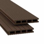 Komposiit wpc terrassilaud tumepruun Light puit plastikust