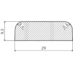 Katteliist mänd 10x30 mõõtmed