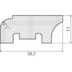 Põrandaliist 20x40 mõõtmed