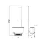 Saunum Premium Set mõõtmed