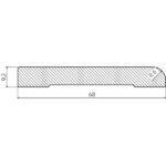 Uksepiirdeliist 10x70 mõõtmed