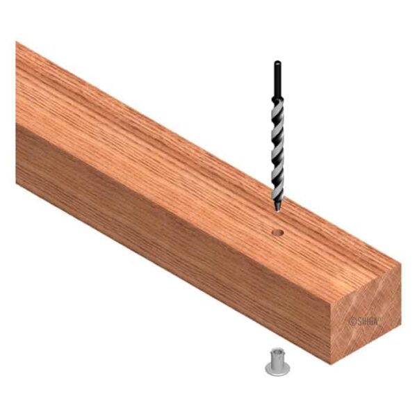 Terrassikandur reguleeritav 25 - 60 mm SIHGA JUSTIFIX® II JM60 (40 tk) - Image 3