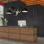 Töötasapind Egger must marmor Black Pietra Grigia mööbliplaat