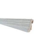 Põrandaliist tamm 16x40 valge lakk