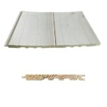 Sisevoodrilaud STF 12x120 mm AB vahatatud (Valge), kuusk