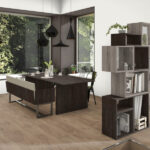 Melamiinplaat mööbliplaat must-pruun termotamm EGGER Premium Black-Brown Thermo Oak H1199 ST12 - Javicar