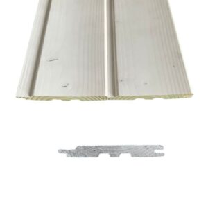 Sisevoodrilaud STP 14x120(110)mm AB, valge lakk lumi, kuusk