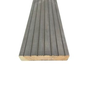Kuumõlitatud terrassilaud GROOVED 28x120 mm hall Royal Grey, mänd - Javicar