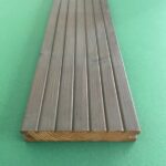 Kuumõlitatud terrassilaud GROOVED hall Grey+, termomänd - Javicar